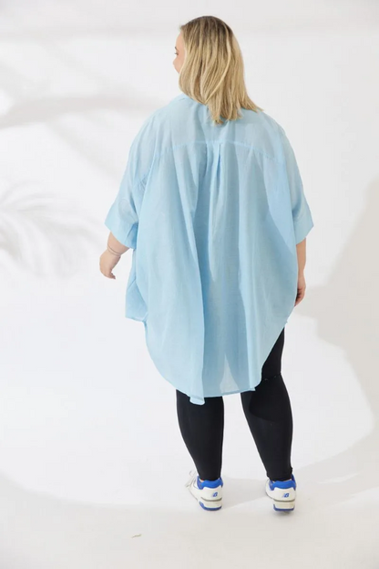 Noosa Shirt - Sky Blue