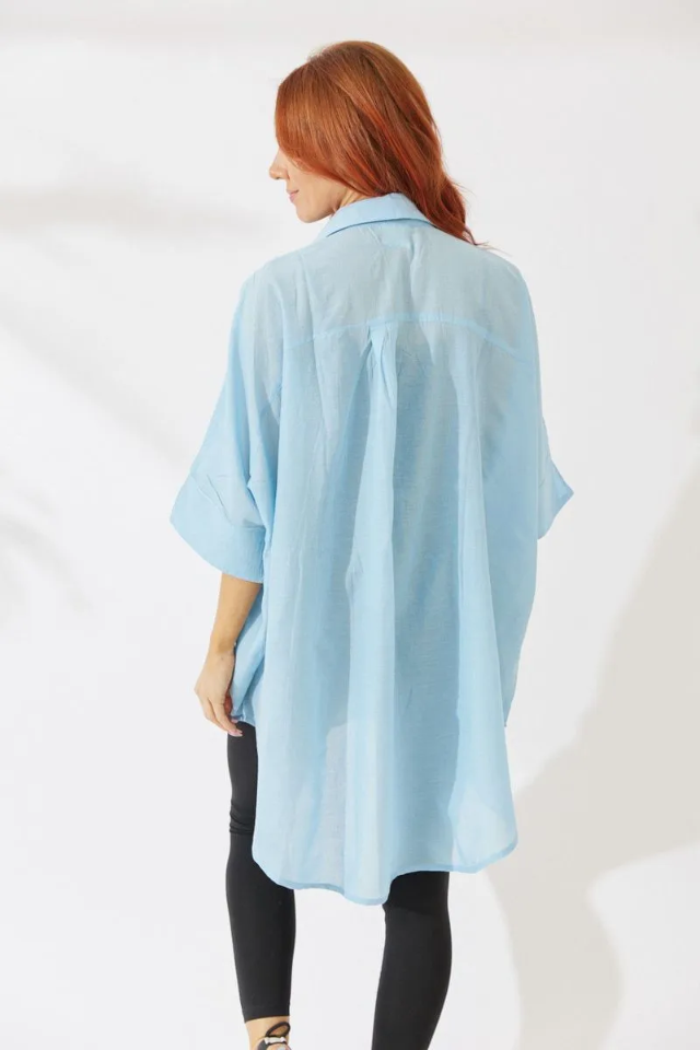 Noosa Shirt - Sky Blue