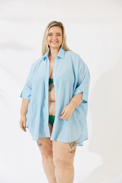 Noosa Shirt - Sky Blue