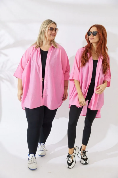 Noosa Shirt - Baby Pink