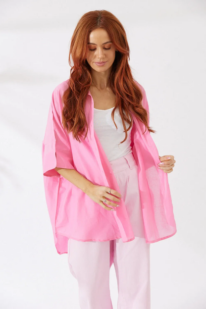 Noosa Shirt - Baby Pink