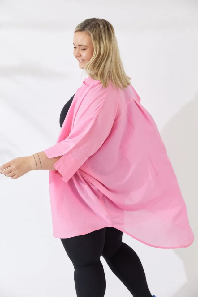 Noosa Shirt - Baby Pink