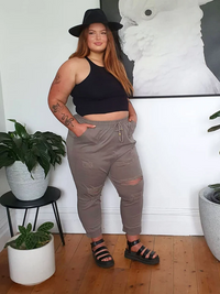 *NEW* Ryker Ripped Joggers | Hope & Harvest | The Ryker Ripped Joggers are the perfect everyday piece for your wardrobe. Made from stretch twill with a soft but hardy composition. Rip detailing and side and back