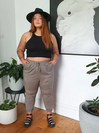 *NEW* Ryker Ripped Joggers | Hope & Harvest | The Ryker Ripped Joggers are the perfect everyday piece for your wardrobe. Made from stretch twill with a soft but hardy composition. Rip detailing and side and back