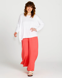 *NEW* Francesca Wide Leg Pants | Sass Clothing | Step into chic comfort with the Francesca Wide Leg Pant! Tailored for a relaxed fit, these pants boast a wide leg profile and a stylish flat front waistband. The ela
