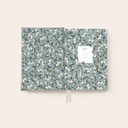 Typoflora Lined Linen Notebook: This luxurious notebook is a stunning addition to your home office or personal stationary stash

160 lined pages
linen bookcloth hardcover with printed floral design - Ciao Bella Dresses 