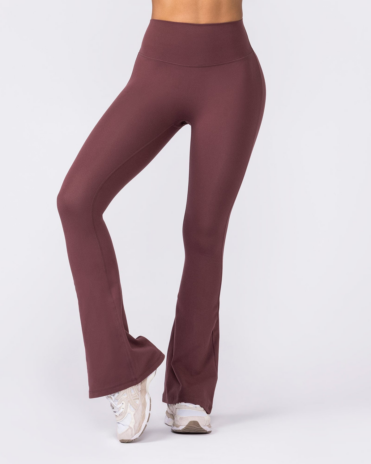 MN Everyday High Rise Flare Leggings - Rocky Road