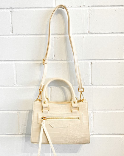 *NEW* Emilia Croc Handle Bag: Keep your essentials close by in this super cute faux croc leather bag. It has a zip to keep the important stuff safe and an external slot to keep the other importan - Ciao Bella Dresses