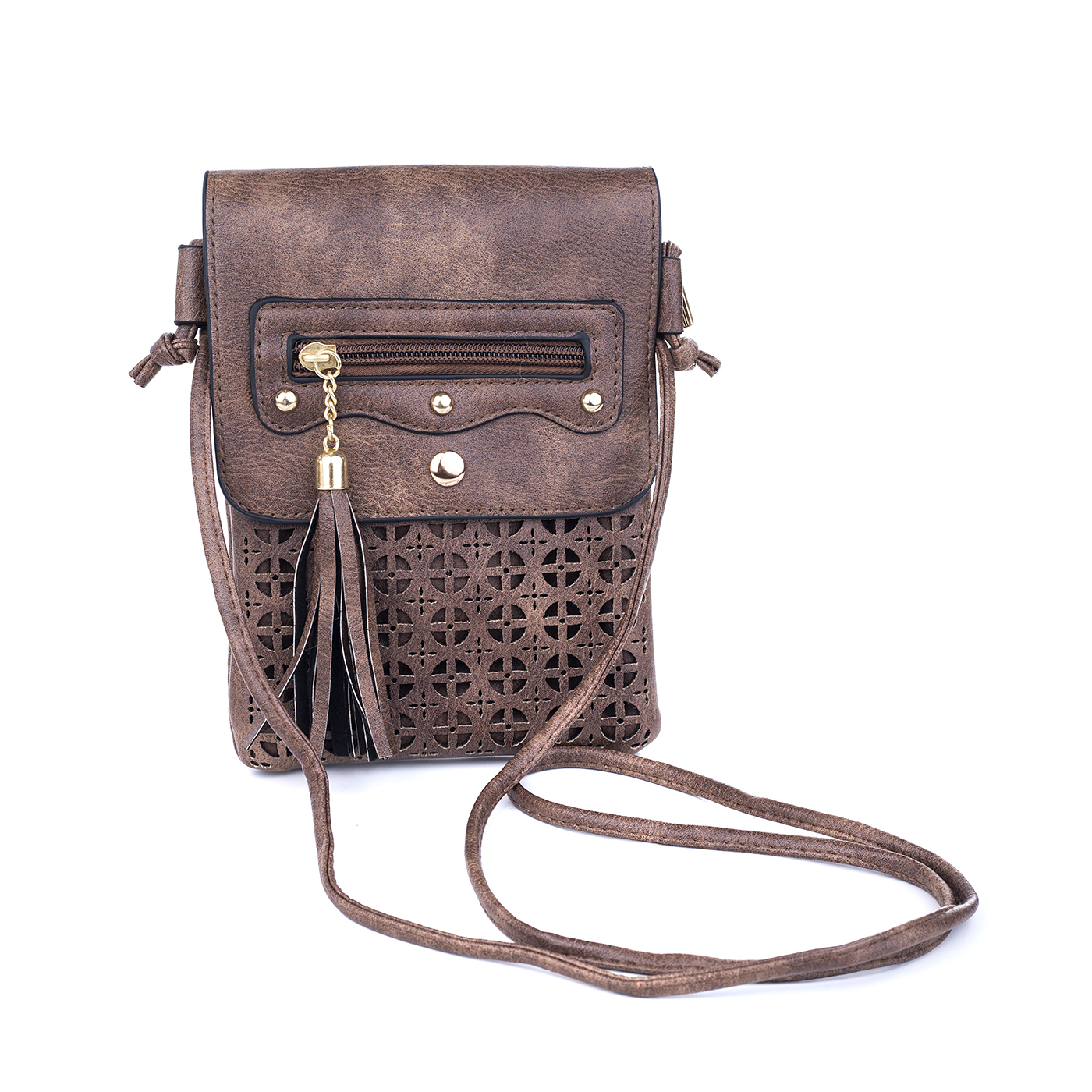 *NEW* Crossbody Bag - Crosshatch Tassel:  
Enjoy the perfect, outfit addition with our Crosshatch Tassel Crossbody Bag - the ultimate complement to your style!! Find your shade from our selection, and be su - Ciao Bella Dresses