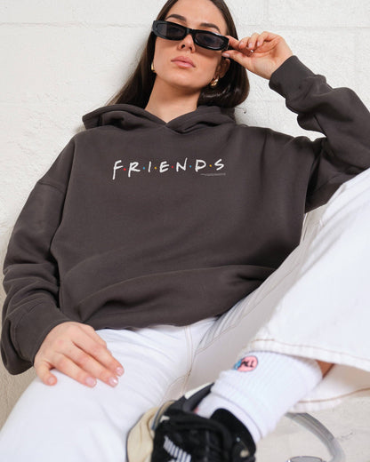 Friends Logo Hoodie - Charcoal