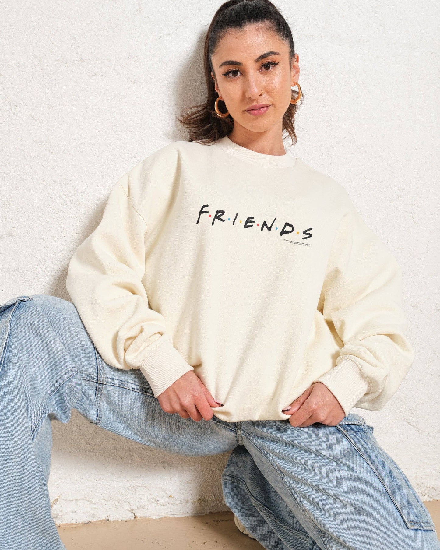Friends Logo Hoodie - Cream