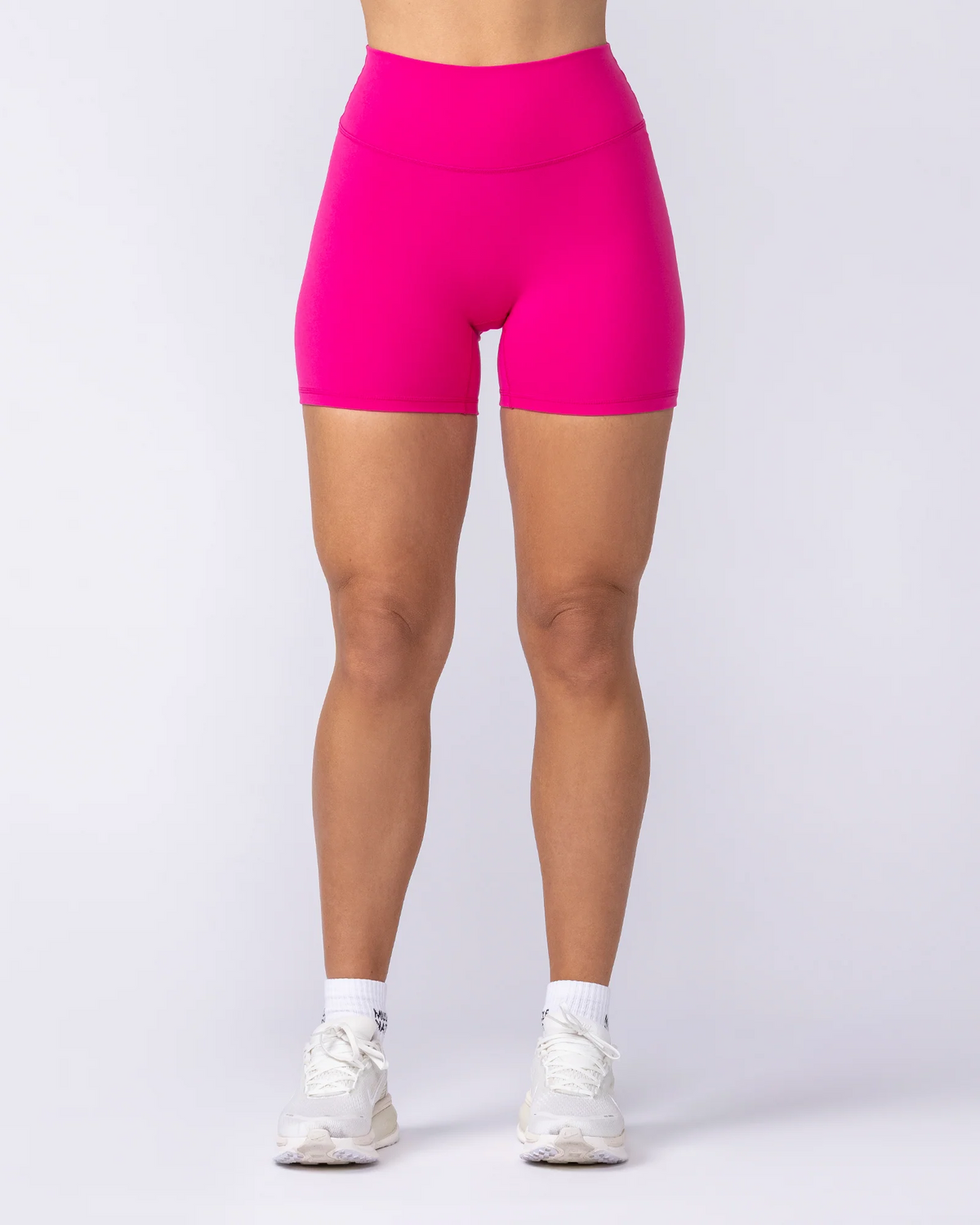 MN Everyday High Rise Midway Shorts - Raspberry