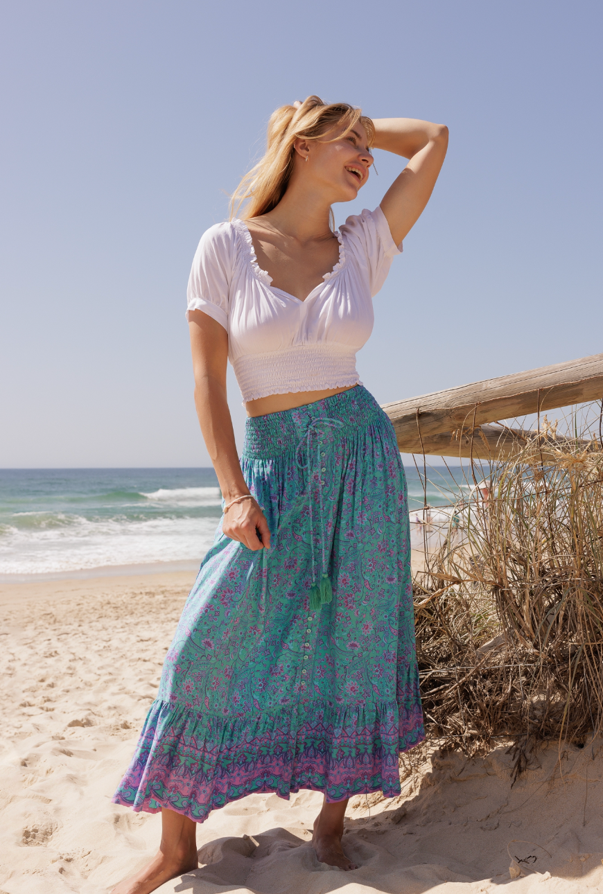 Naomi Maxi Skirt - Tranquility