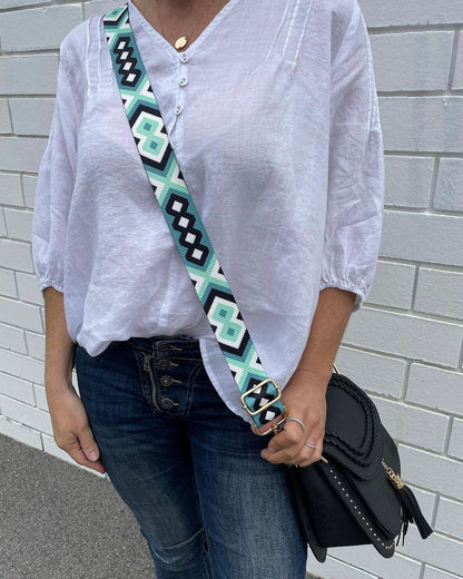 Tripp Bag Strap: Change up your bag without the stress of moving all the contents. Switch out your strap to one of our funky adjustable bag straps
Features:

Adjustable length
Gold o - Ciao Bella Dresses - Tripp Australia