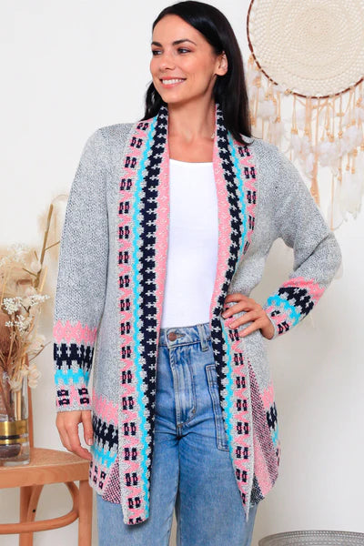 Jacinta Cardigan: If you're looking to add some vibrancy to your wardrobe, our collection of colourful cardigans is the perfect place to start. Whether you prefer bold and bright hues - Ciao Bella Dresses 