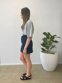 Aline Denim Mini Skirt