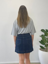 Aline Denim Mini Skirt