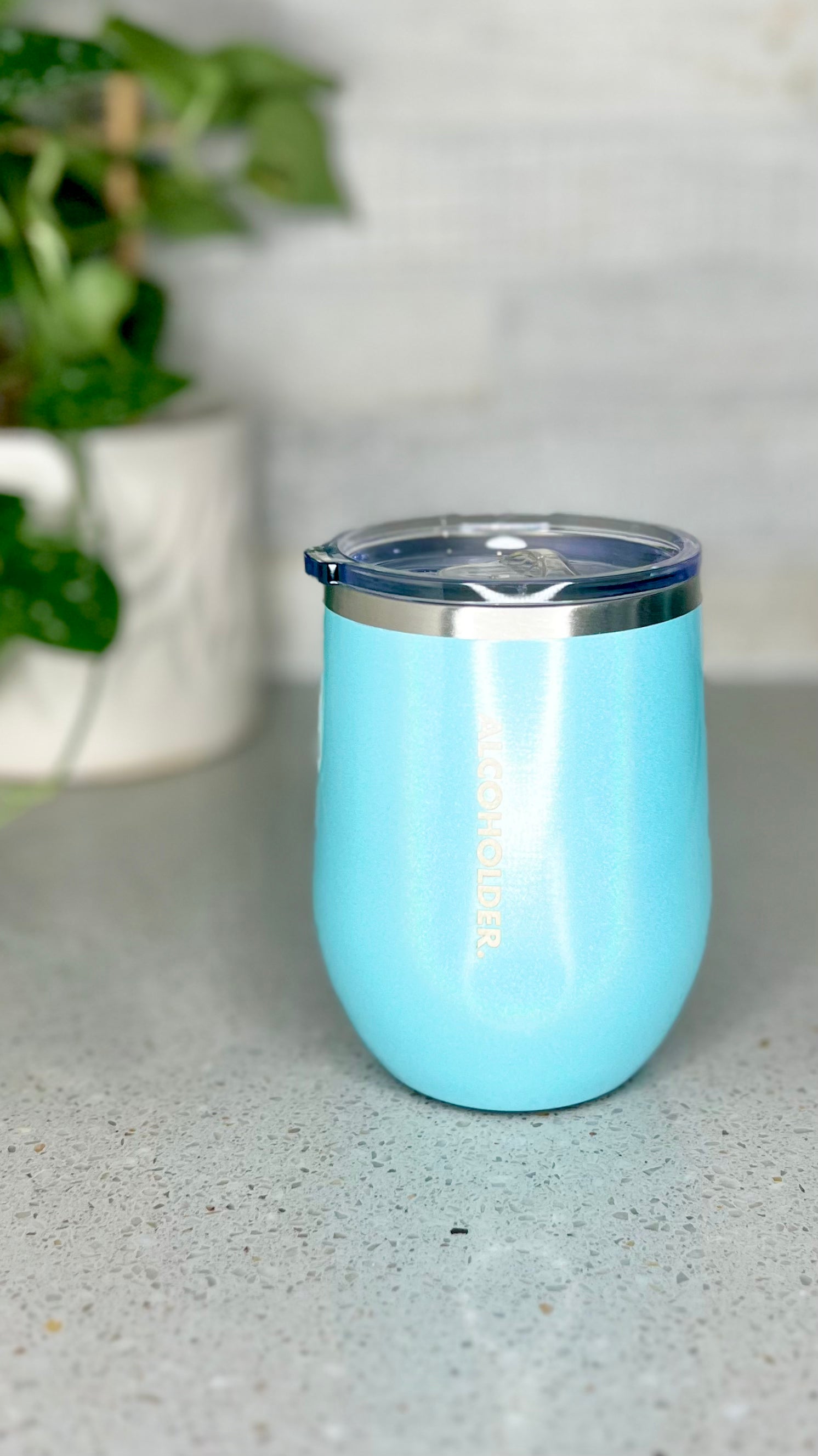 Stemless Vacuum Insulated Tumbler: 
Shaped for comfort and designed for practicality, the Stemless Insulated Tumbler will hold 415ml of liquid and keep it cool for up to 12hrs. What's neat is it'll al - Ciao Bella Dresses - AlcoHolder