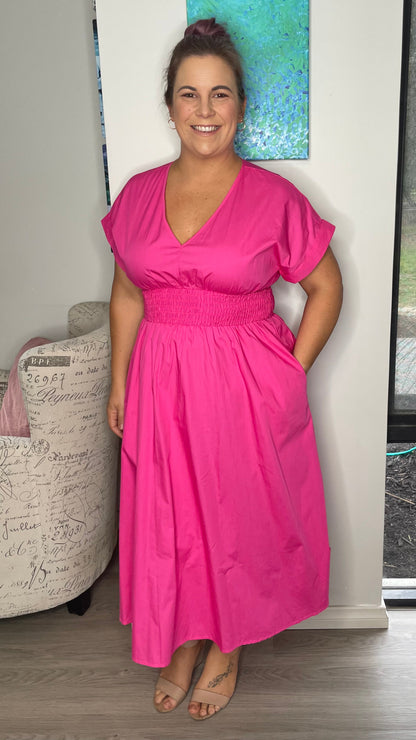 Carrie Dress - Hot Pink - Ciao Bella Dresses