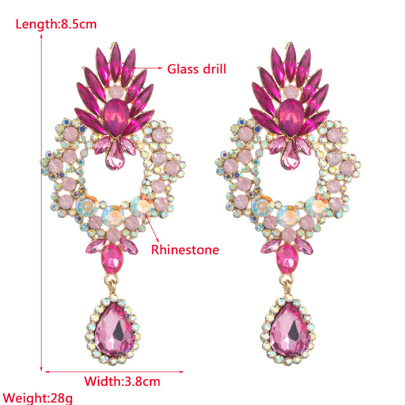 Gatsby Earrings - Fireworks: Shop our stunning range of Gatsby inspired dangle earrings. Each pair is decorated with rhinestones ready to help you sparkle the night away
Material: alloy
Length:  - Ciao Bella Dresses 