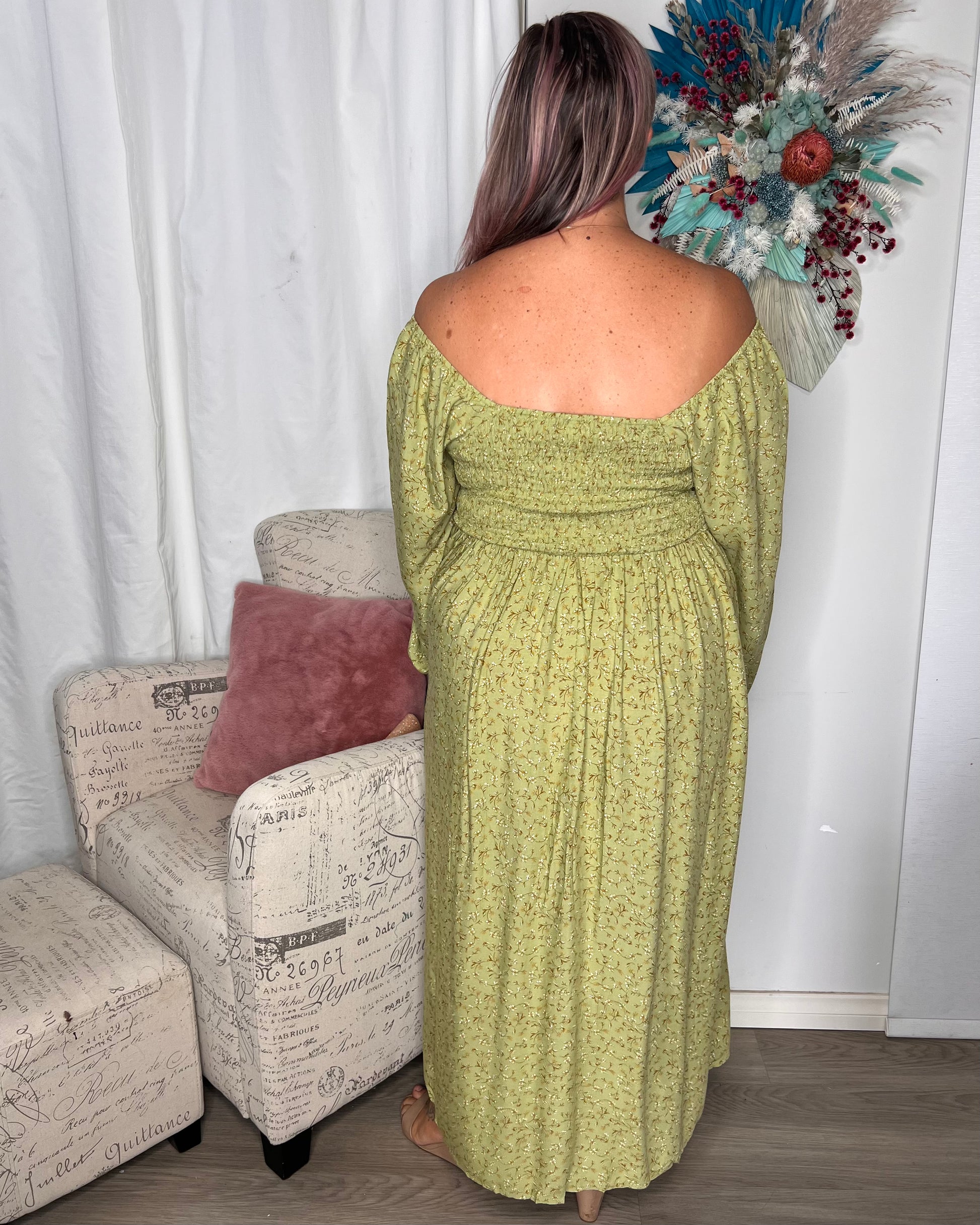 Lexi Dress - Wildflower: Our absolute favourite things about the Lexi Dress is its feminine flair and versatility! The dramatic sleeves and floaty skirt create a dreamy shape with plenty of  - Ciao Bella Dresses 