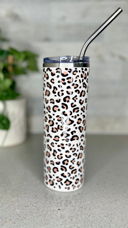 SKNY Slim Vacuum Insulated Skinny Tumbler | AlcoHolder | SKNY is minimal and stunning in design. Cup holder friendly yet is able to hold 590ml (20oz) of your favourite beverage. Complete with Stainless Steel 8mm eco straw,