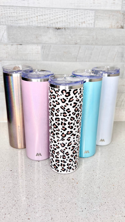 SKNY Slim Vacuum Insulated Skinny Tumbler: SKNY is minimal and stunning in design. Cup holder friendly yet is able to hold 590ml (20oz) of your favourite beverage. Complete with Stainless Steel 8mm eco straw, - Ciao Bella Dresses 