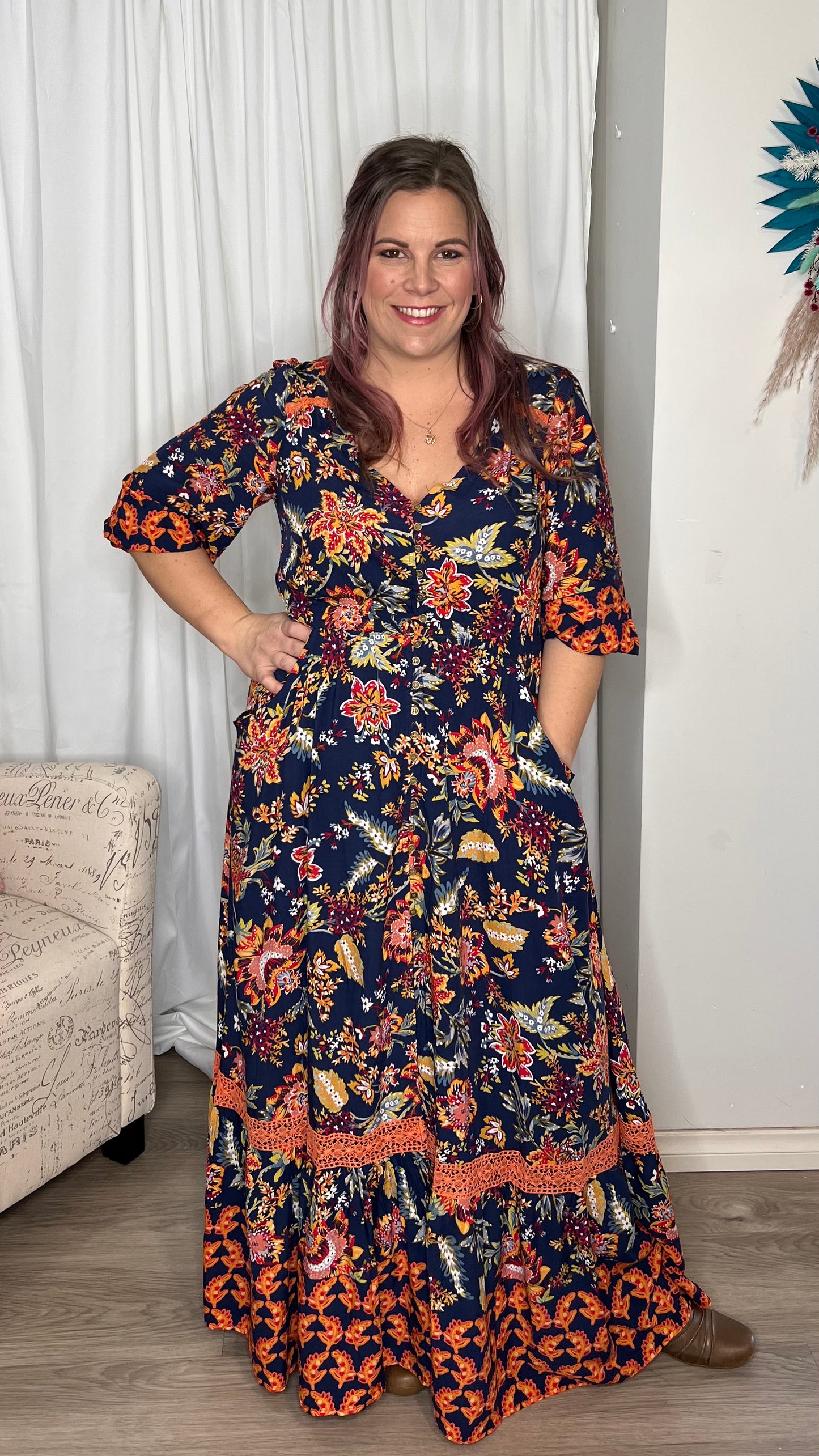 Tiara Maxi Dress: The Tiara Dress is a real showstopper, with a stunning new print and all the same amazing features as the Bailey Maxi that'll make your heart flutter. It's totally k - Ciao Bella Dresses - Dreamcatcher