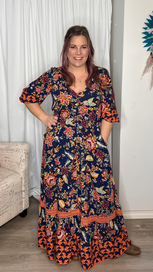 Tiara Maxi Dress: The Tiara Dress is a real showstopper, with a stunning new print and all the same amazing features as the Bailey Maxi that'll make your heart flutter. It's totally k - Ciao Bella Dresses 