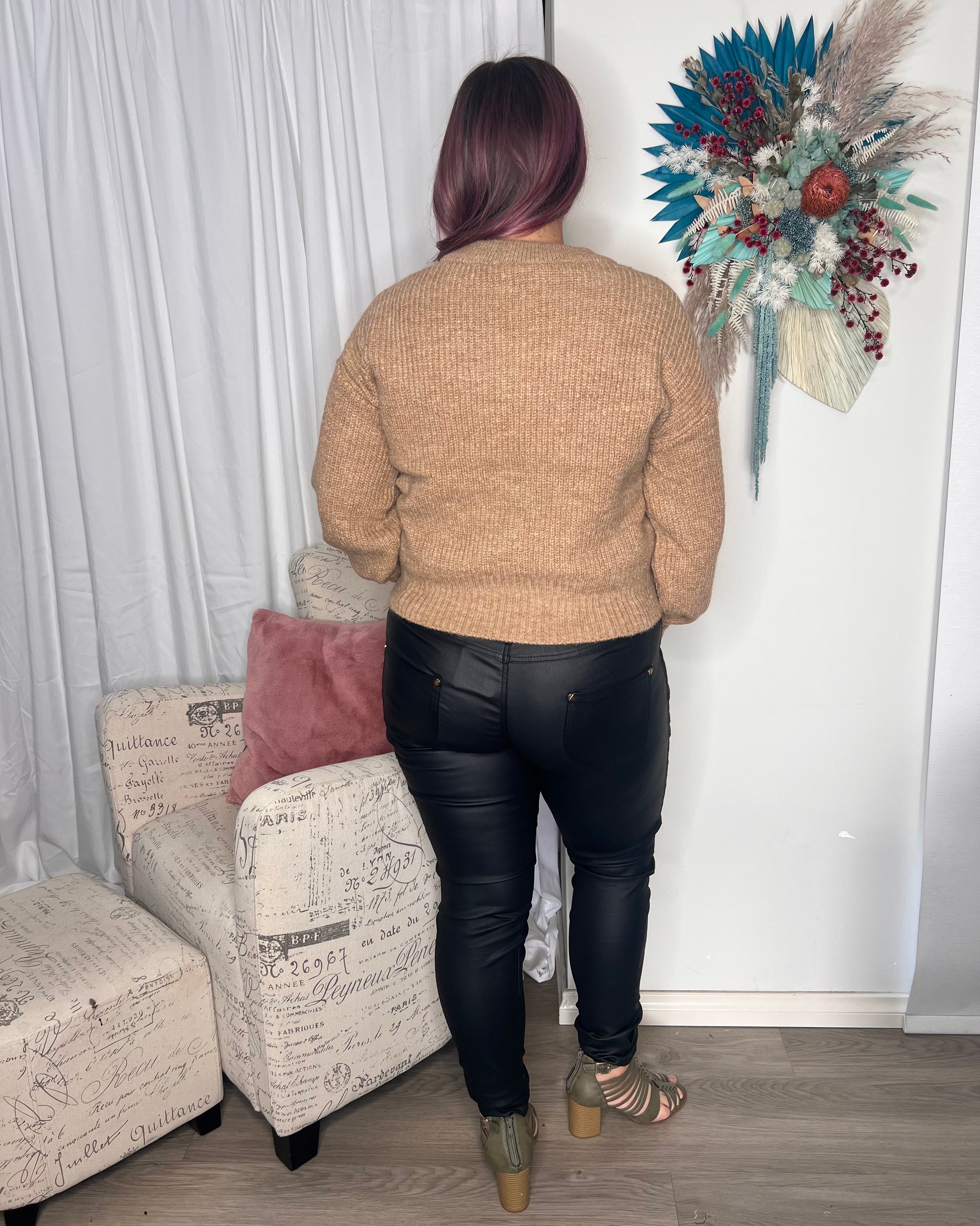 Leather look 2025 pants australia