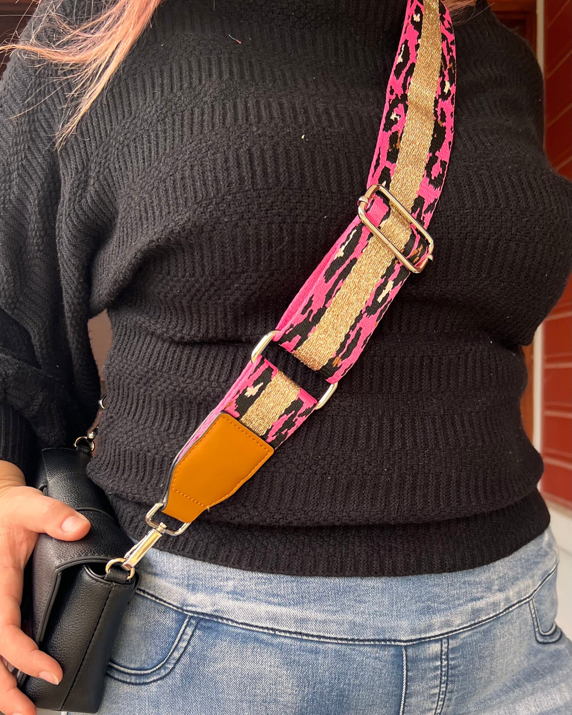 Animal Weave Bag Strap: Change up your bag without the stress of moving all the contents. Switch out your strap to one of our funky adjustable bag straps
Features:

Animal weave edge with g - Ciao Bella Dresses 