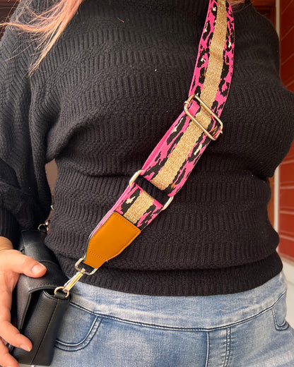 Animal Weave Bag Strap | Sassy Duck | Change up your bag without the stress of moving all the contents. Switch out your strap to one of our funky adjustable bag straps
Features:

Animal weave edge with g