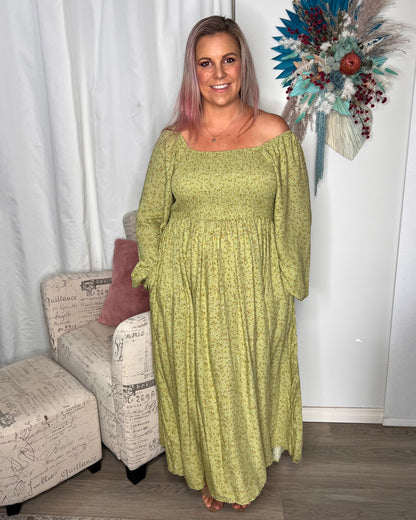 Lexi Dress - Wildflower: Our absolute favourite things about the Lexi Dress is its feminine flair and versatility! The dramatic sleeves and floaty skirt create a dreamy shape with plenty of  - Ciao Bella Dresses 
