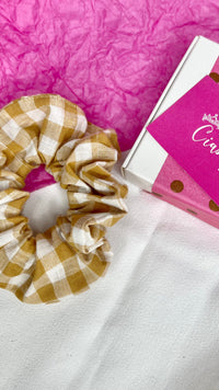 Sage + Stone Handmade Neutral Boho Scrunchies | Sage + Stone | Hand made in Bunbury WA by Sage + Stone, these beautiful pieces bring a sweet neutral boho vibe to your wardrobe

Handmade with various fabrics
Please see photos for