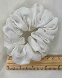 Sage + Stone Handmade Neutral Boho Scrunchies | Sage + Stone | Hand made in Bunbury WA by Sage + Stone, these beautiful pieces bring a sweet neutral boho vibe to your wardrobe

Handmade with various fabrics
Please see photos for