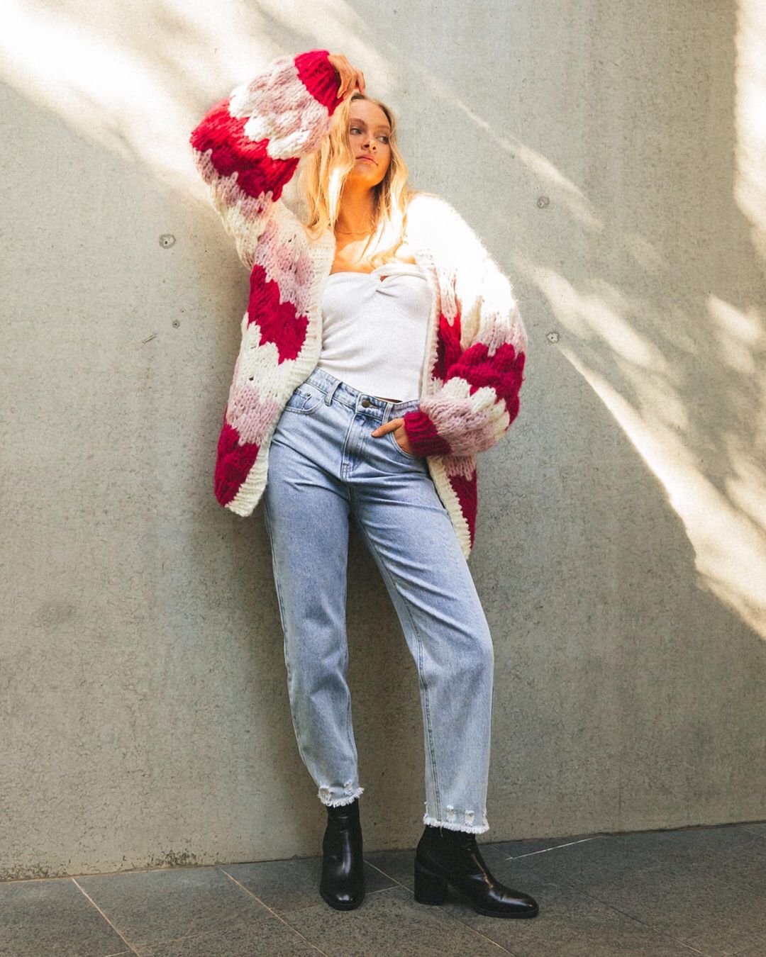 Paper heart cardigan hotsell