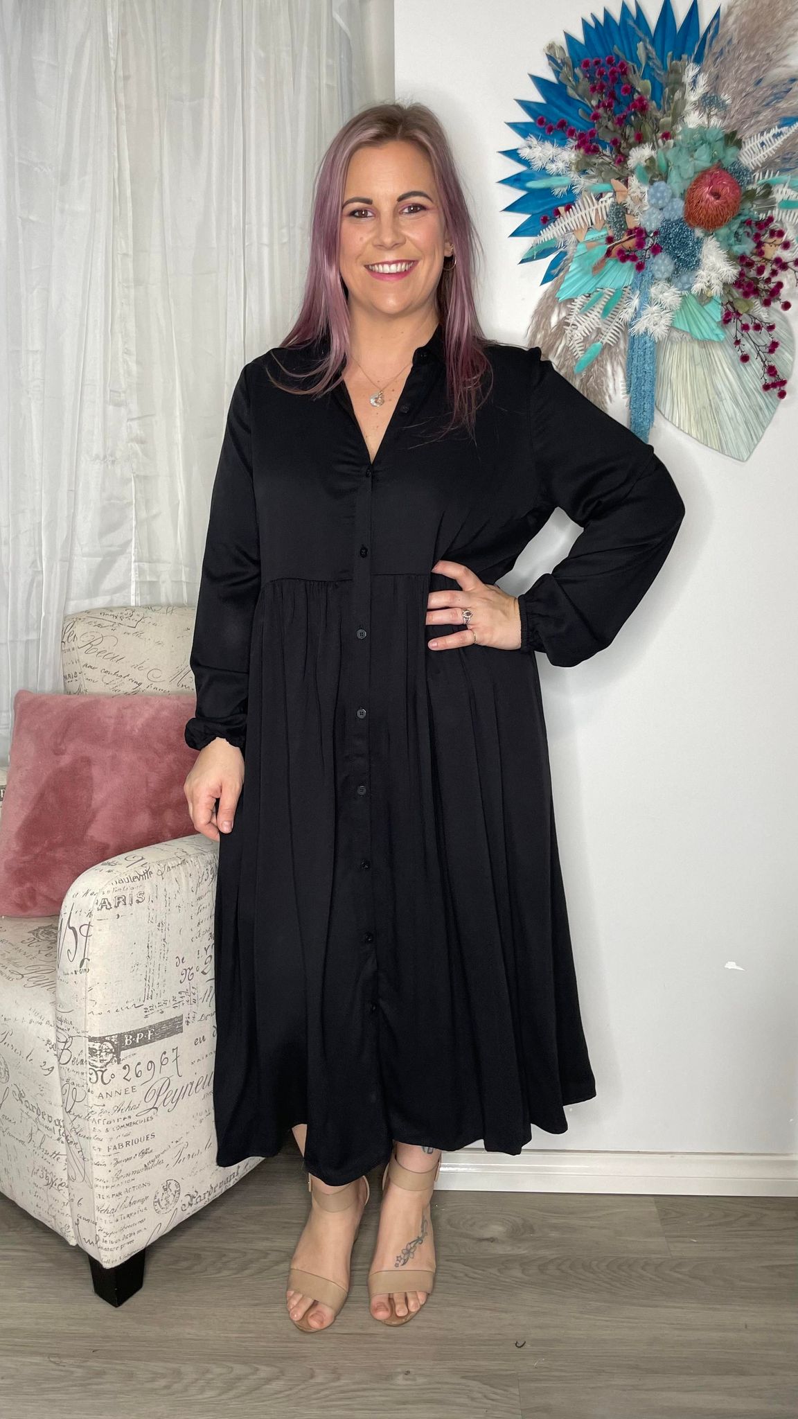 Betty basics black outlet dress