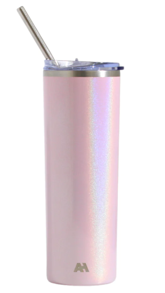 SKNY Slim Vacuum Insulated Skinny Tumbler: SKNY is minimal and stunning in design. Cup holder friendly yet is able to hold 590ml (20oz) of your favourite beverage. Complete with Stainless Steel 8mm eco straw, - Ciao Bella Dresses - AlcoHolder