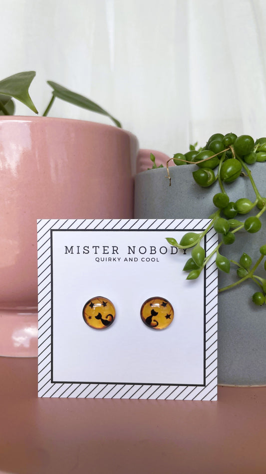 Printed Novelty Stud Earrings - Ciao Bella Dresses