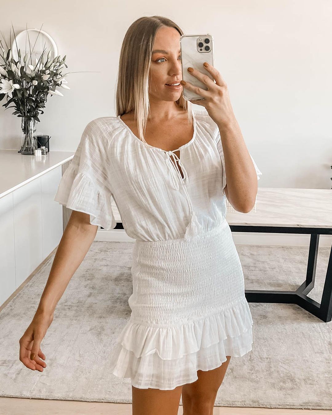 Missioni Dress - White - Ciao Bella Dresses