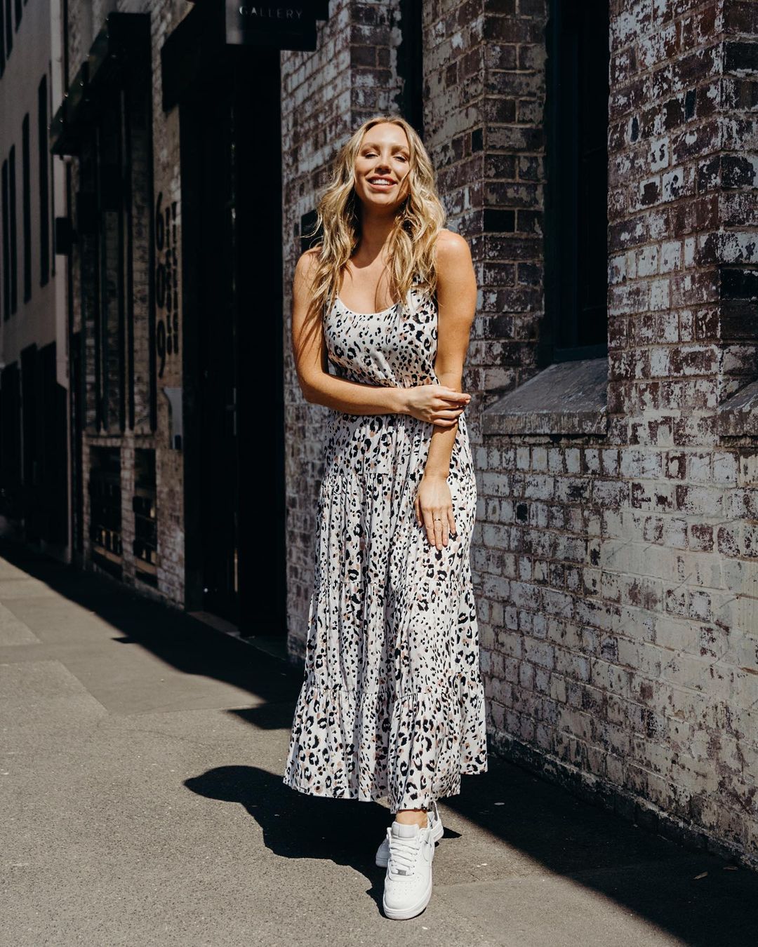 Snow Leopard Maxi Dress - Ciao Bella Dresses