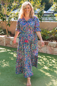 Fable Frill Skirt in Swirling Pink - Ciao Bella Dresses