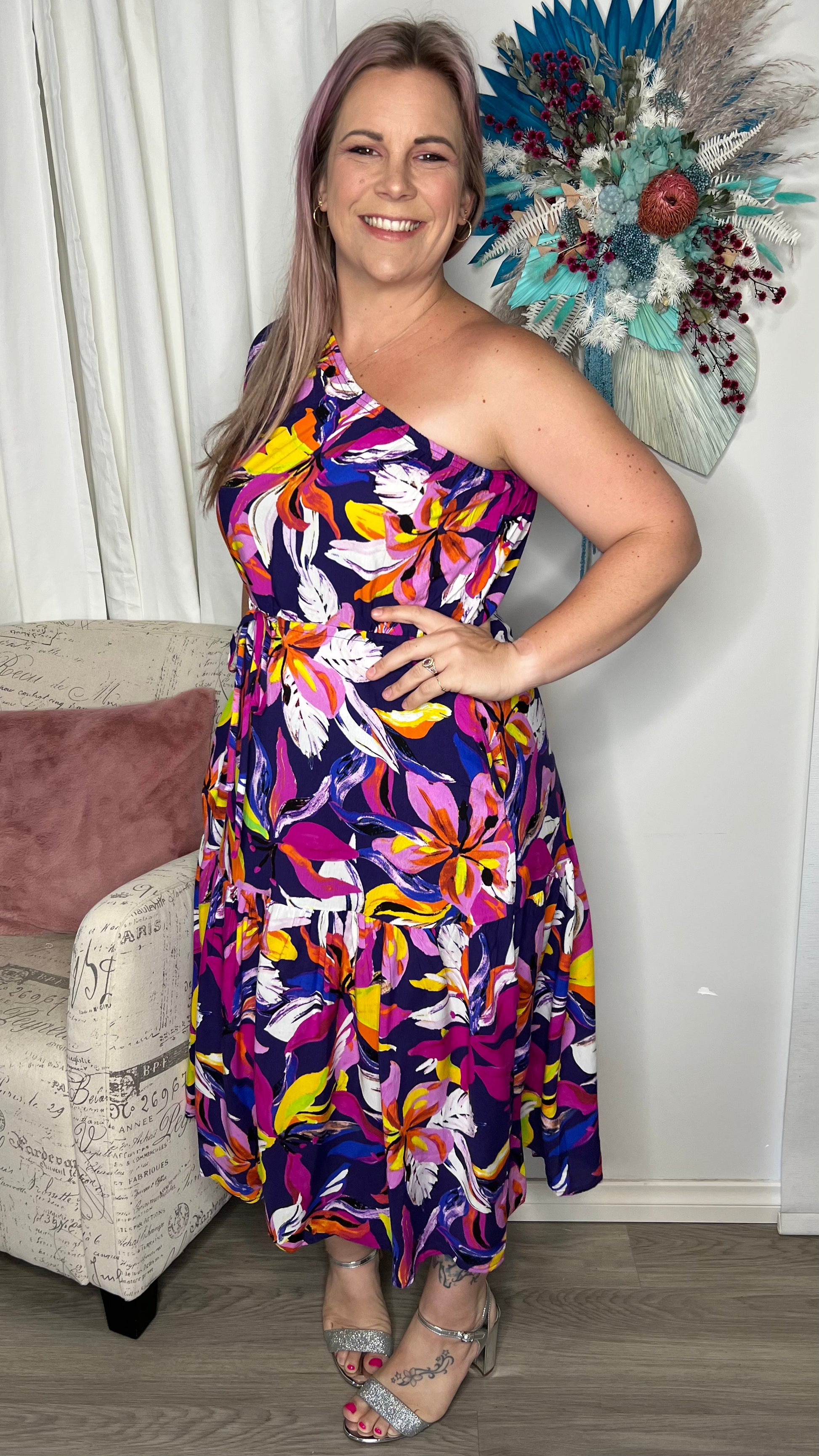 Floral cocktail dress outlet australia