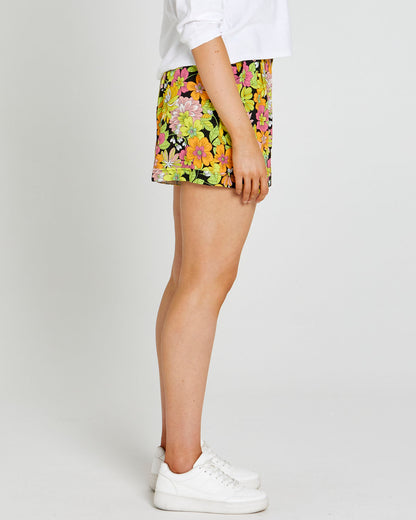 Nicola Printed Shorts - Multi Floral - Ciao Bella Dresses
