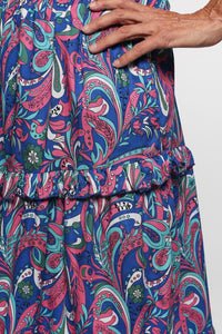 Fable Frill Skirt in Swirling Pink - Ciao Bella Dresses