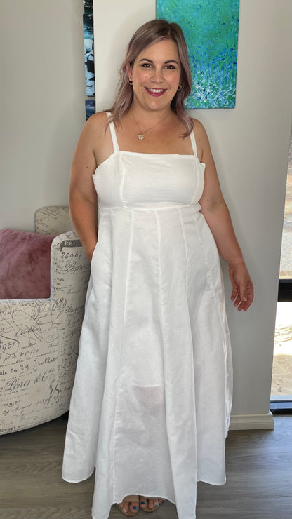 Leighton Dress - White - Ciao Bella Dresses