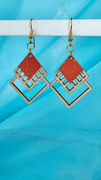 These beautiful pieces have been handmade in North Vietnam, with proceeds going towards educating children at Phu Ninh Children’s Home
Please take care when wearing  - Wooden Earrings - Handmade