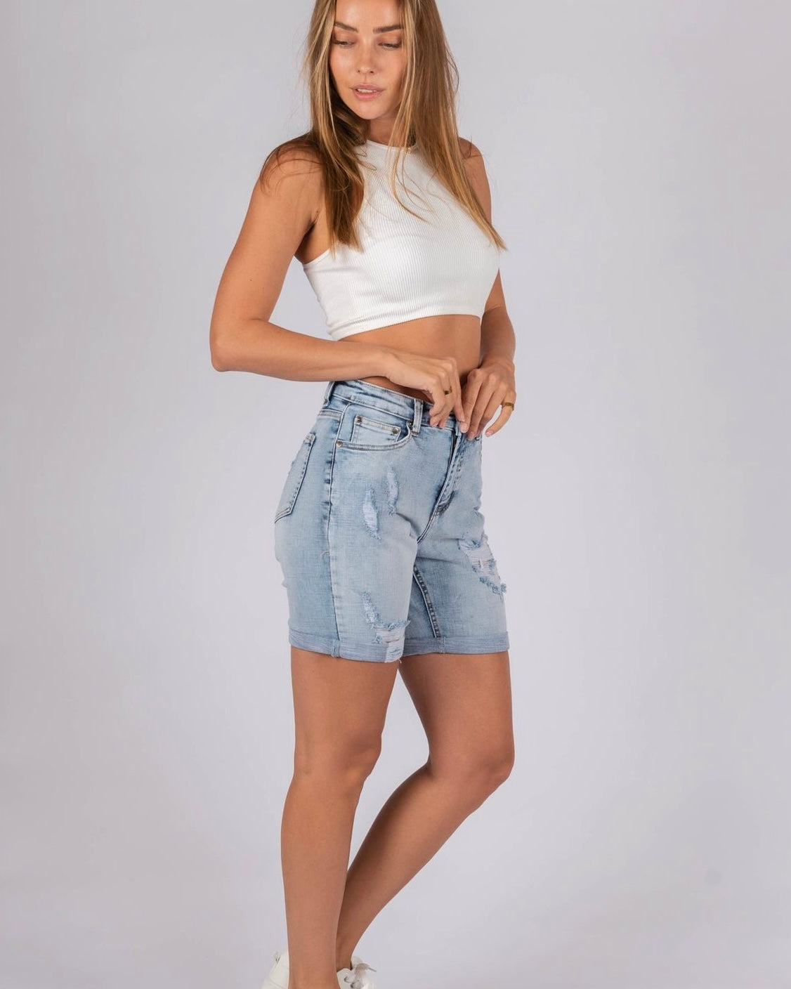 Wakee cheap denim shorts