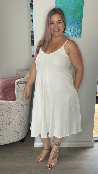 Kelsey Dress - White - Ciao Bella Dresses