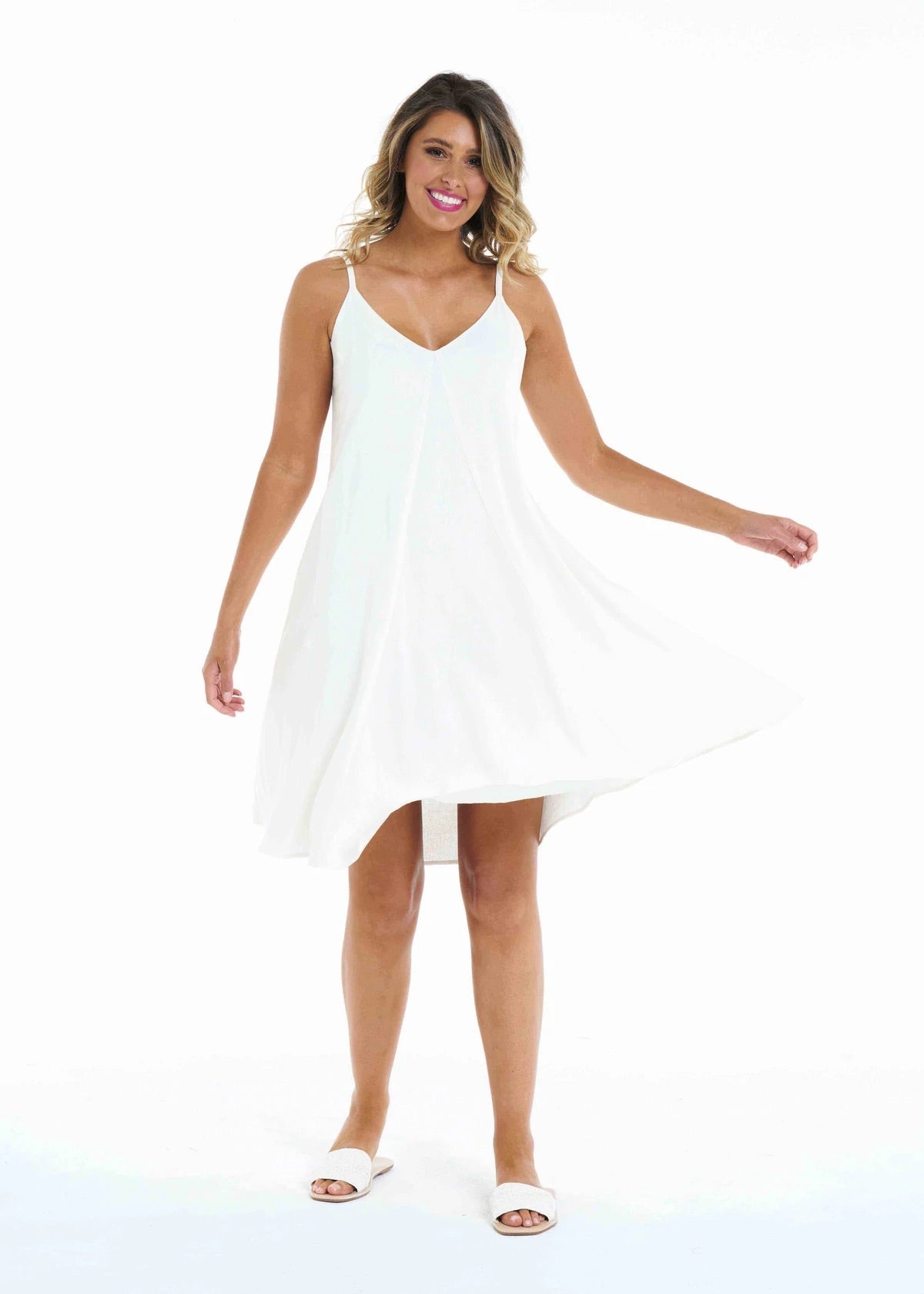 Kelsey Dress - White - Ciao Bella Dresses